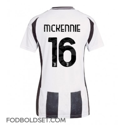 Juventus Weston McKennie #16 Hjemmebanetrøje Dame 2024-25 Kortærmet Juventus Weston McKennie #16 Hjemmebanetrøje Dame 2024-25 Kortærmet